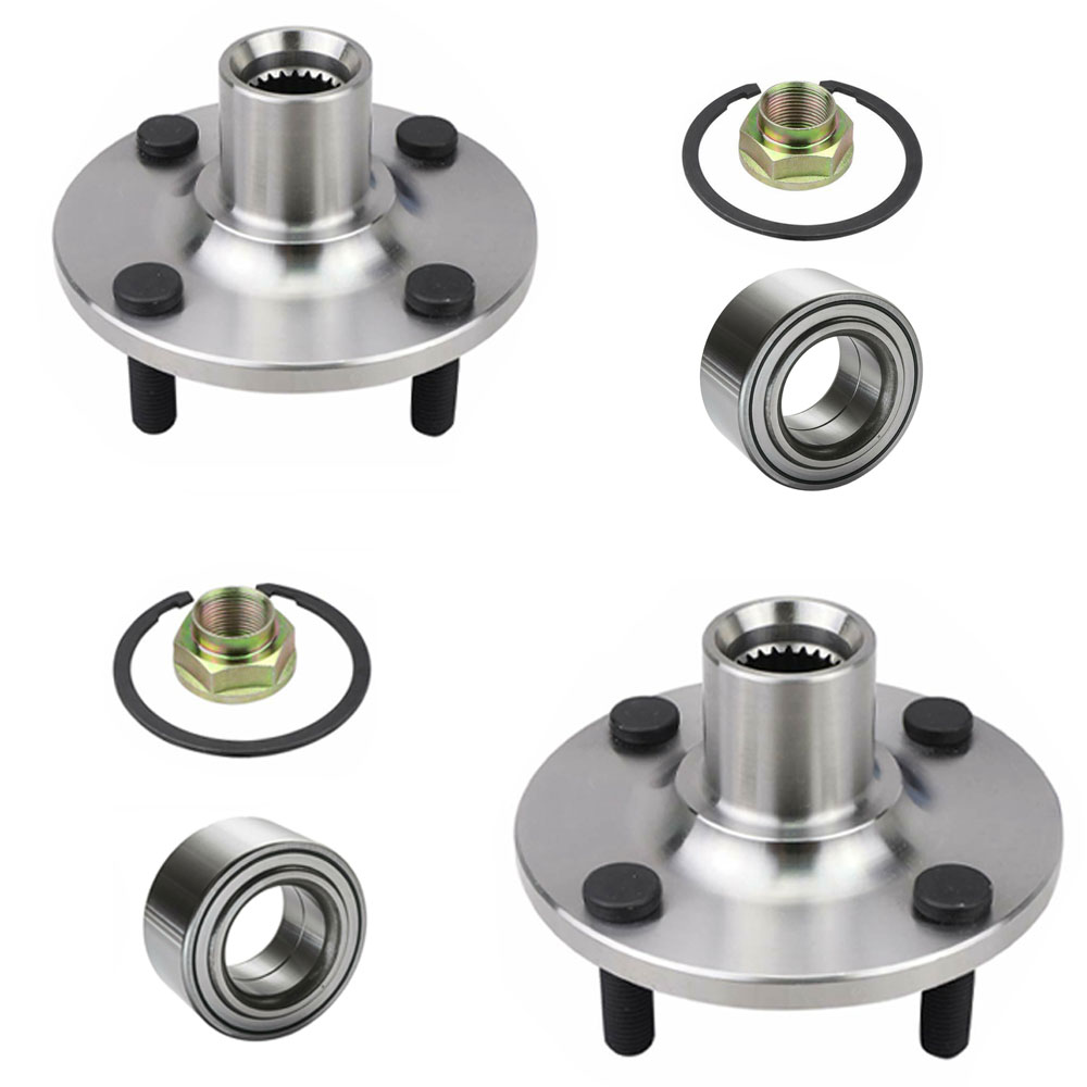 For 2001 2002 2003 2004 2005 Honda Civic Pair Front Wheel Hub Bearing